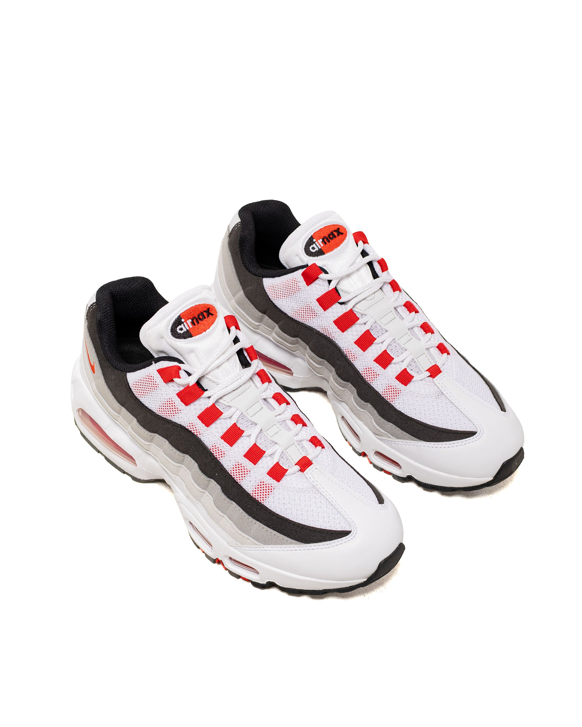 靴/バッグ NIKE AIR MAX 95 BIG BUBBL PREMIUM WHITE/COMET RED-NEUTRAL GREY-MEDIUM GREY Air Max 95 Big Bubble Premium 'Comet Red' - White/Comet Red