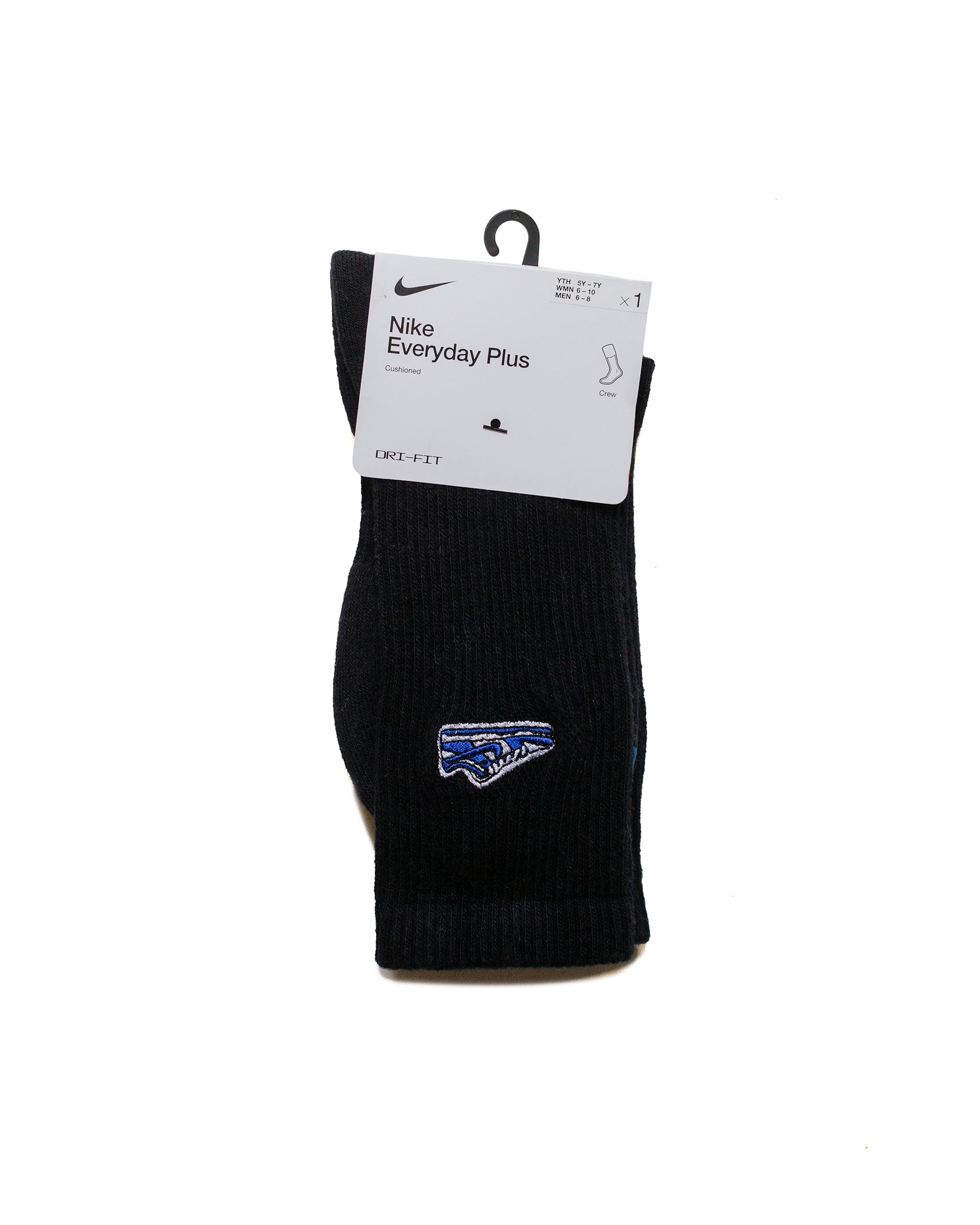 Nike Everyday Plus Cushioned Crew Socks Black/Varsity Royal