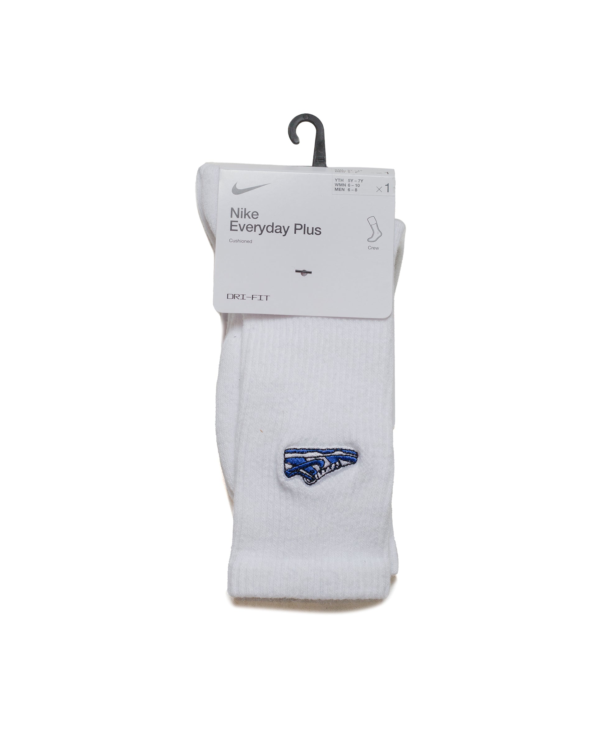 Nike Everyday Plus Cushioned Crew Socks White/Varsity Royal