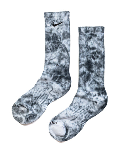 Nike Everyday Plus Cushioned Tie-Dye Crew Socks Grey (2 Pack)