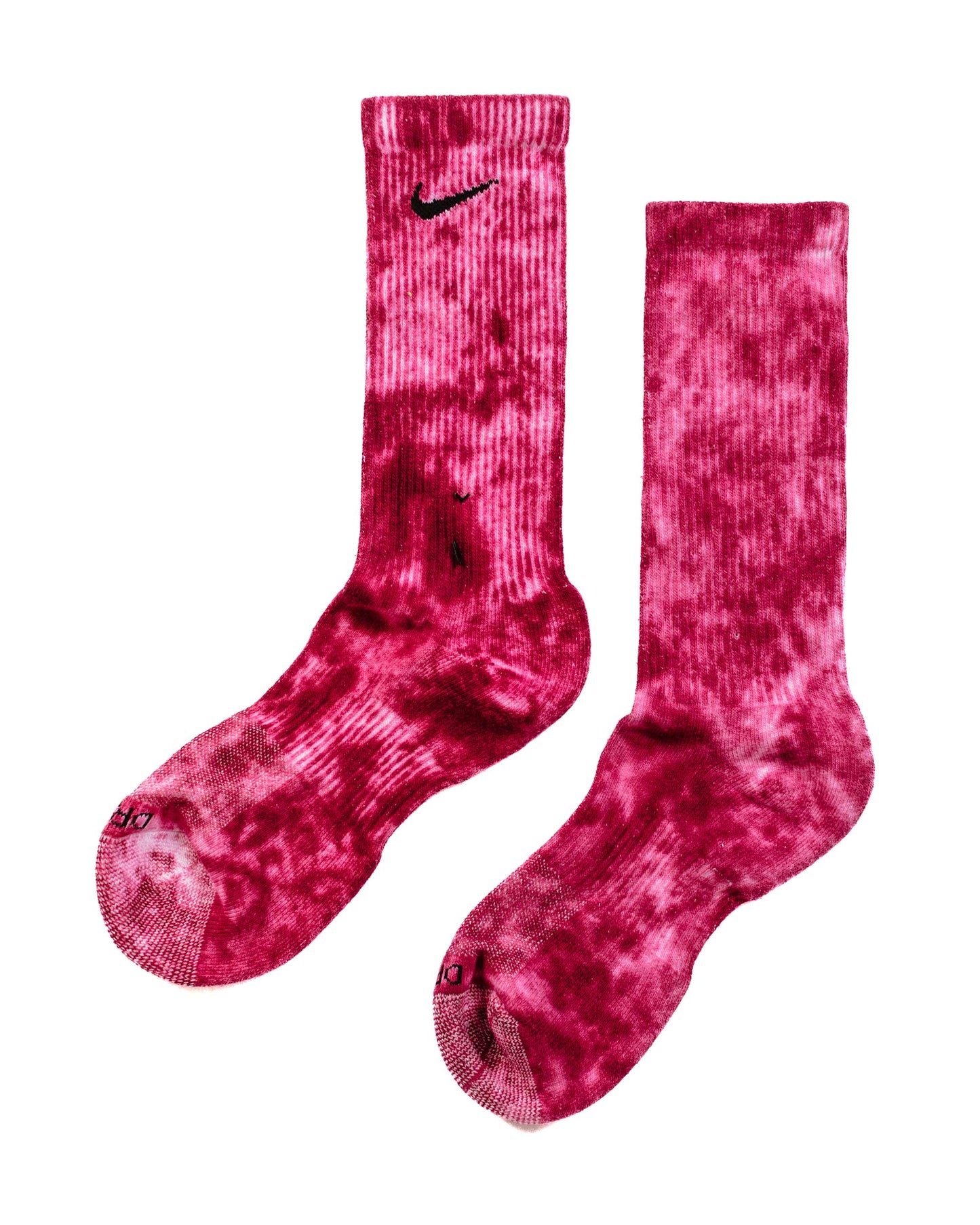 Nike Everyday Plus Cushioned Tie-Dye Crew Socks Red (2 Pack)