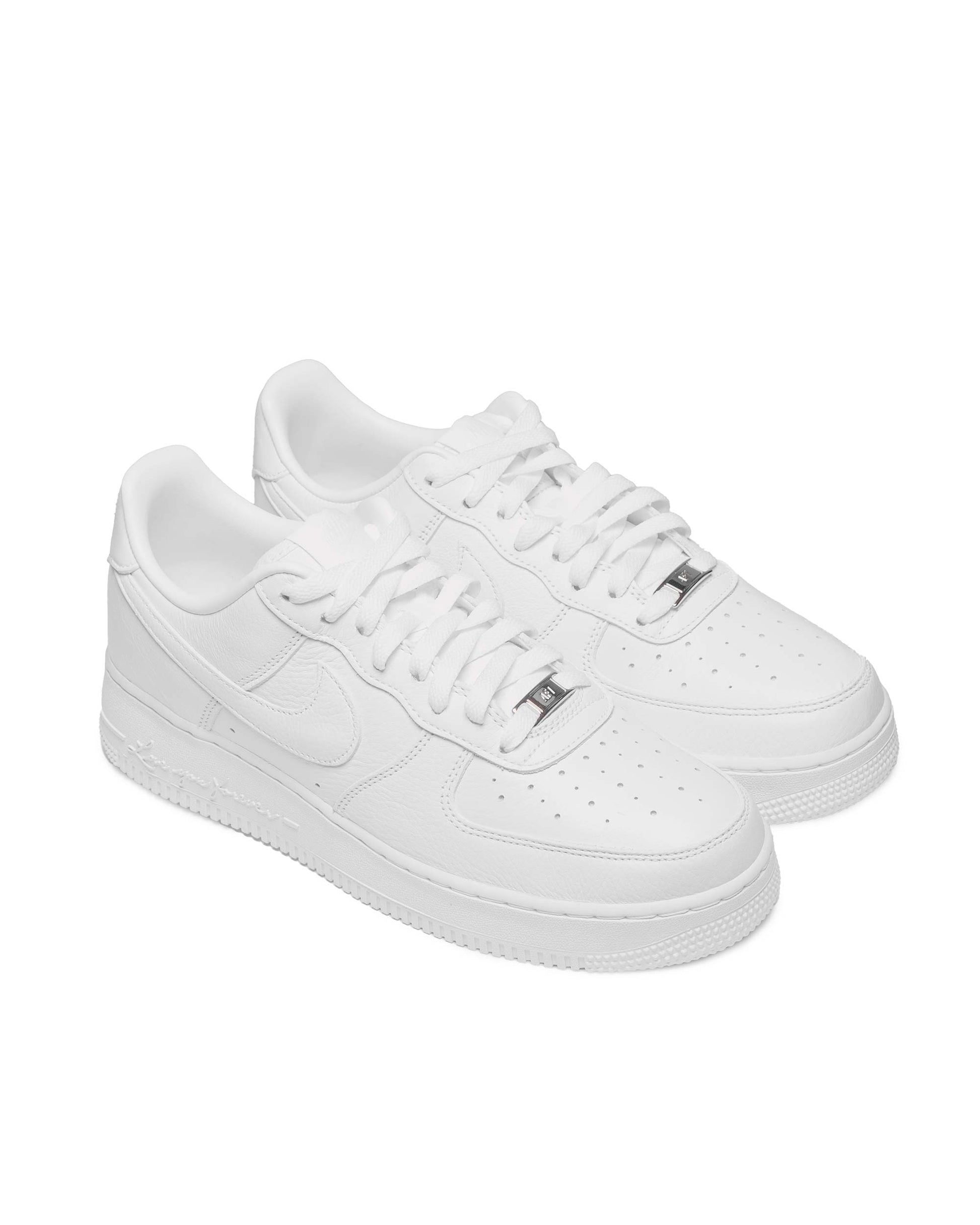 Nike NOCTA Air Force 1 White/White front side