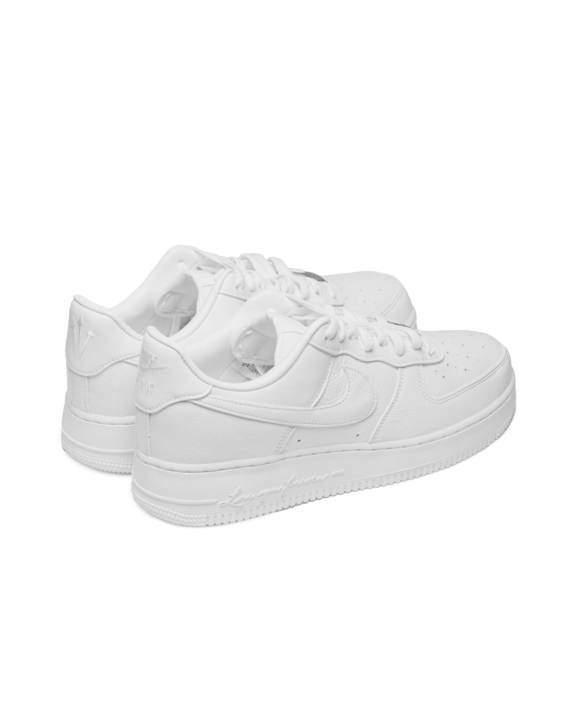 Nike NOCTA Air Force 1 White/White back side