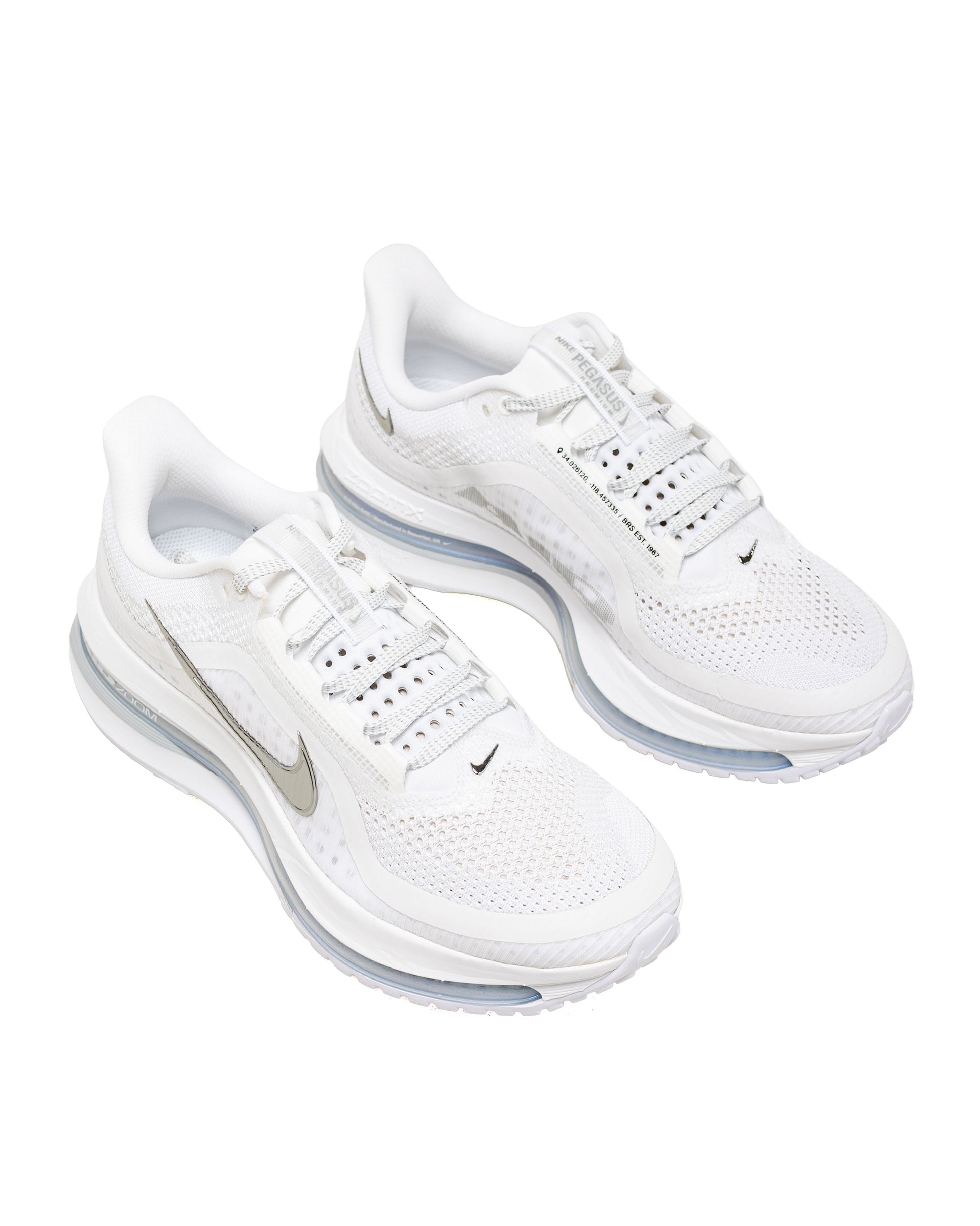 Nike Pegasus Premium White/Metallic Silver