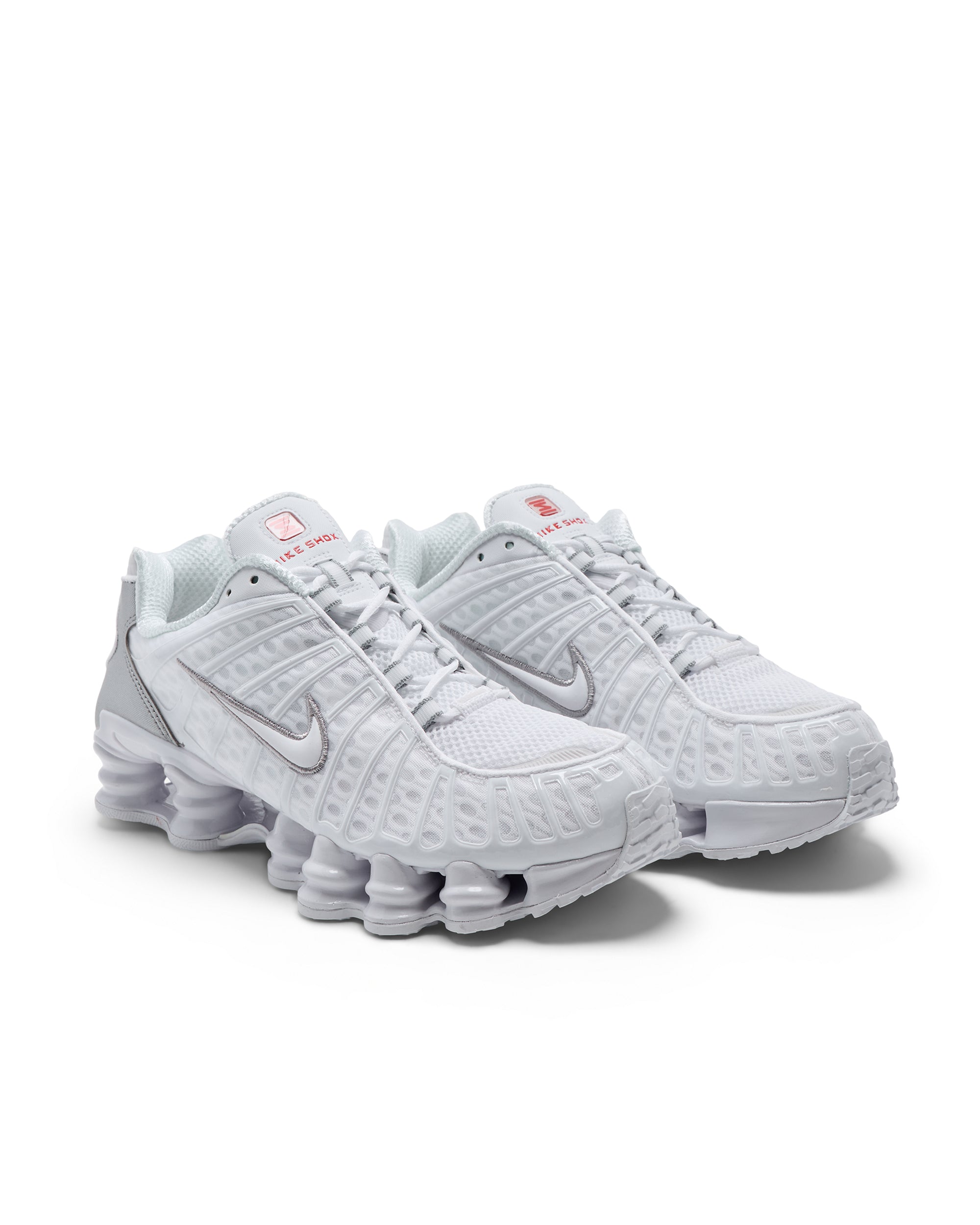 NIKE W SHOX TL White×silver Nike Shox TL White/Metallic Silver