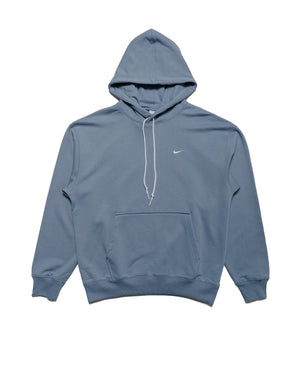 Nike Solo Swoosh French Terry Pullover Hoodie Ashen Slate/White