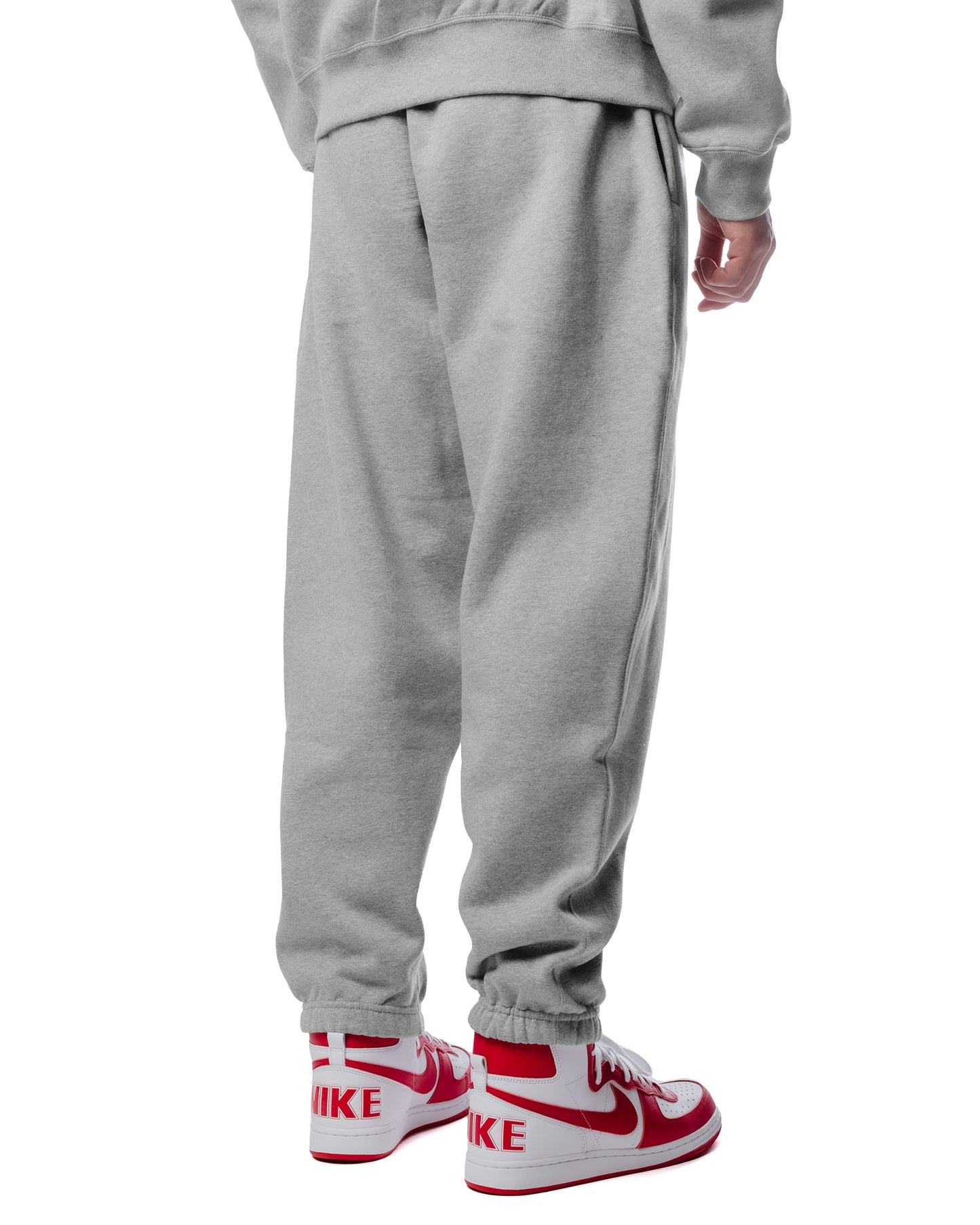 Nike Solo Swoosh Pant Dark Grey Heather Back