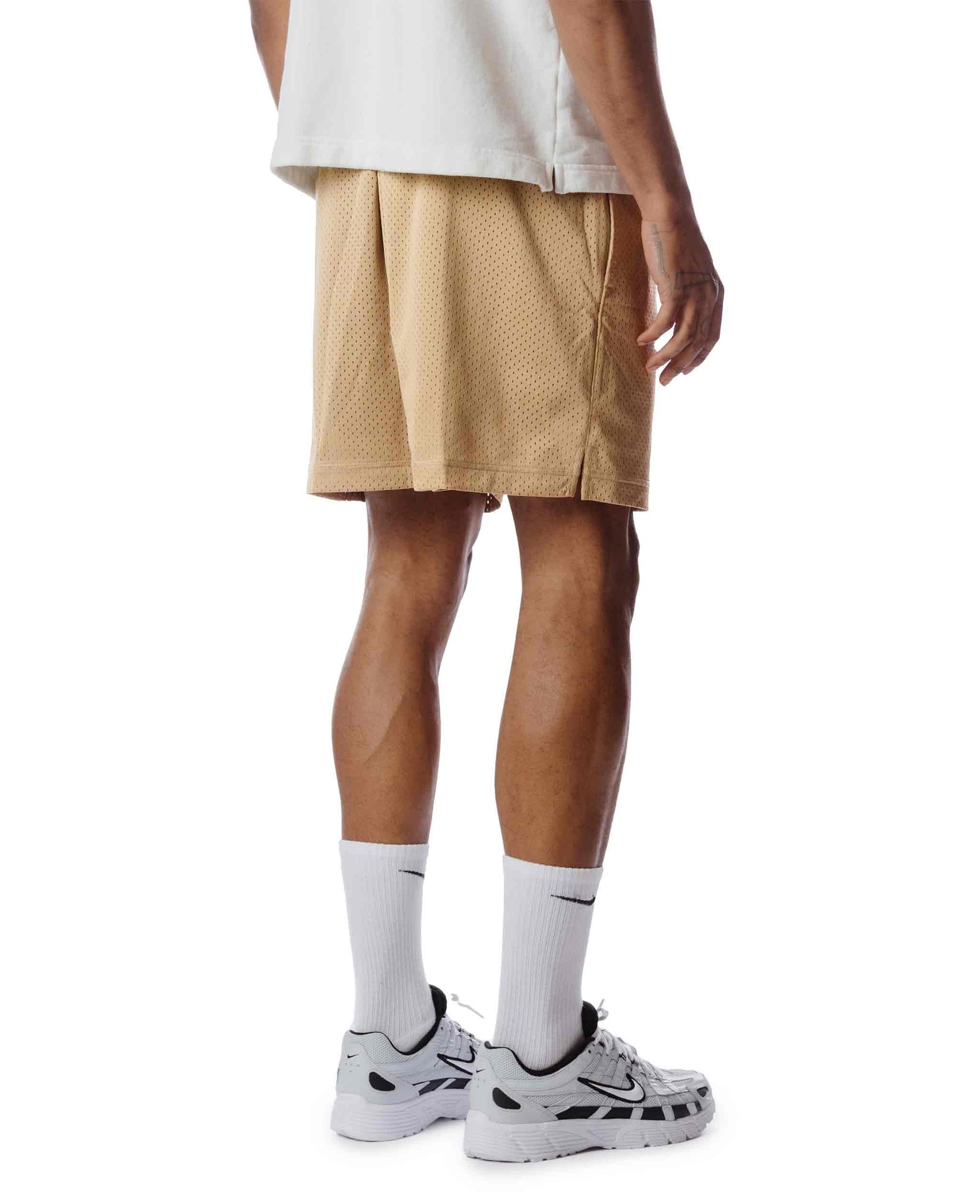 Nike Sportswear Authentics Mesh Shorts Khaki Back