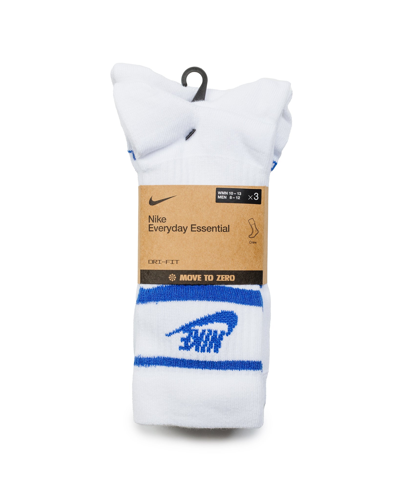 Nike Sportswear Everyday Essential Crew Socks WhiteGame Royal (3 Pack)