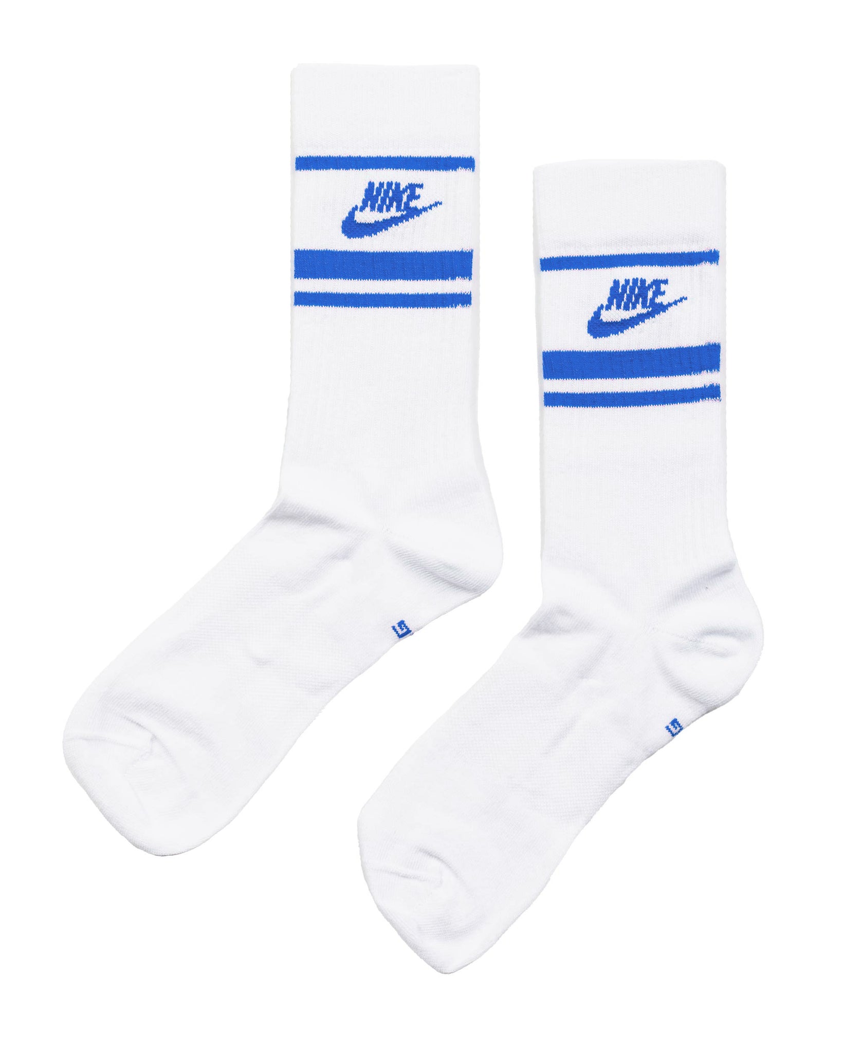 Nike Sportswear Everyday Essential Crew Socks WhiteGame Royal (3 Pack) Close