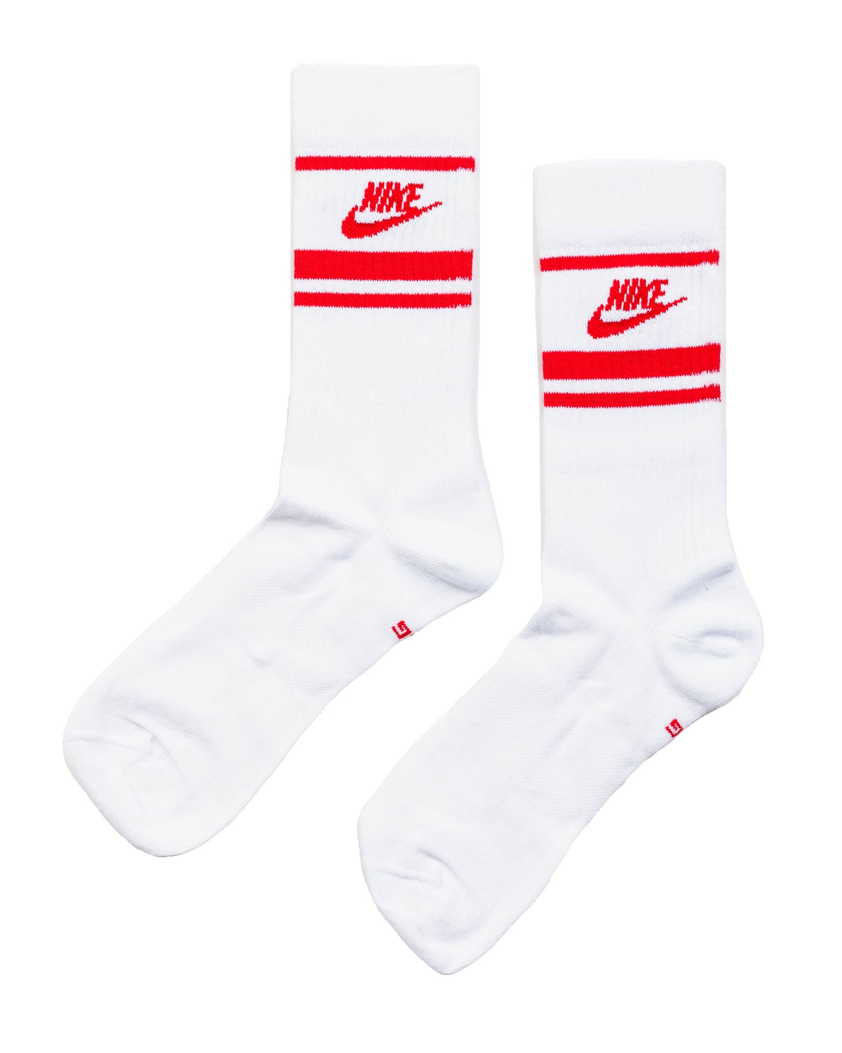 Nike Sportswear Everyday Essential Crew Socks White/University Red (3 Pack)
