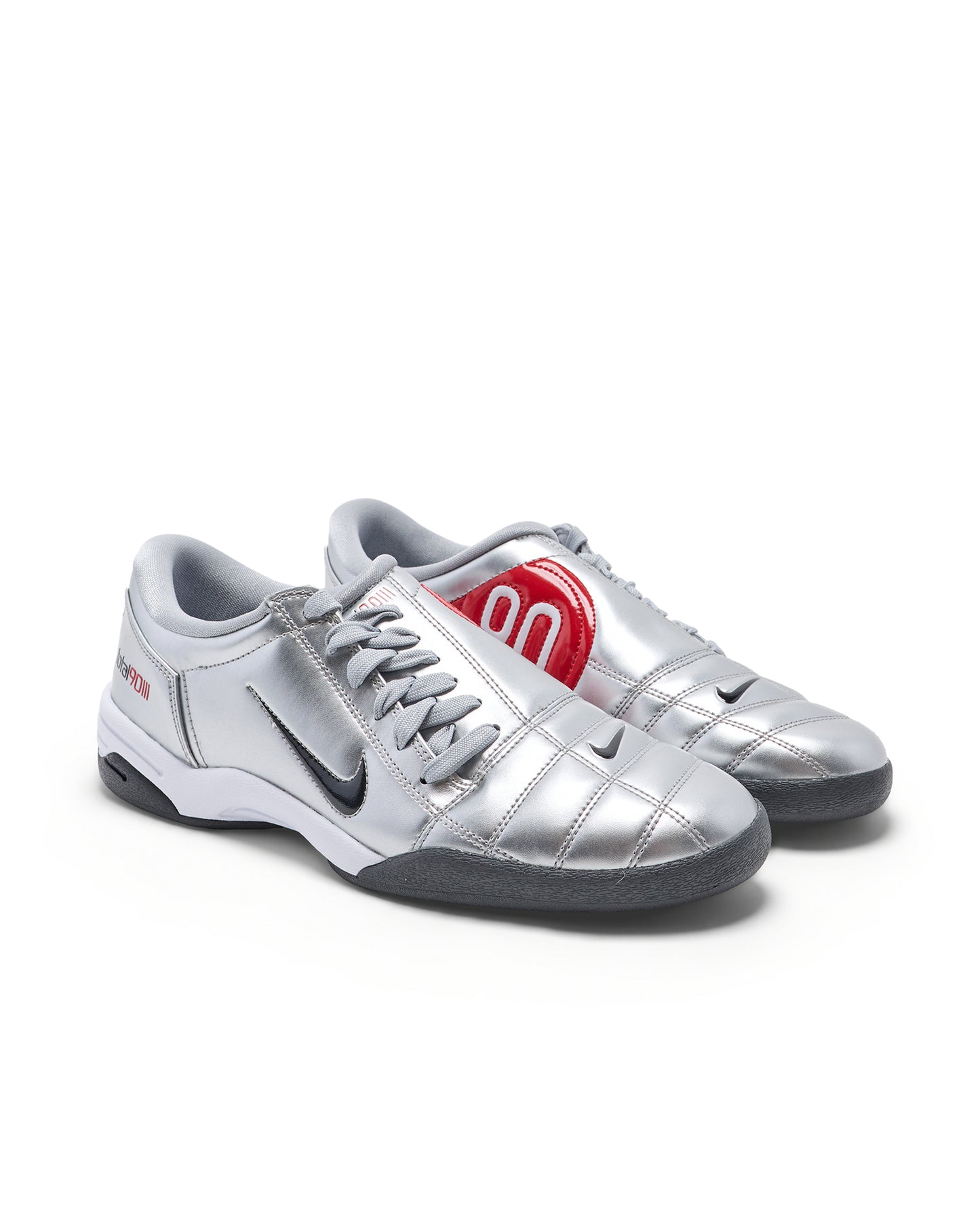 Nike Total 90 Metallic Silver/University Red