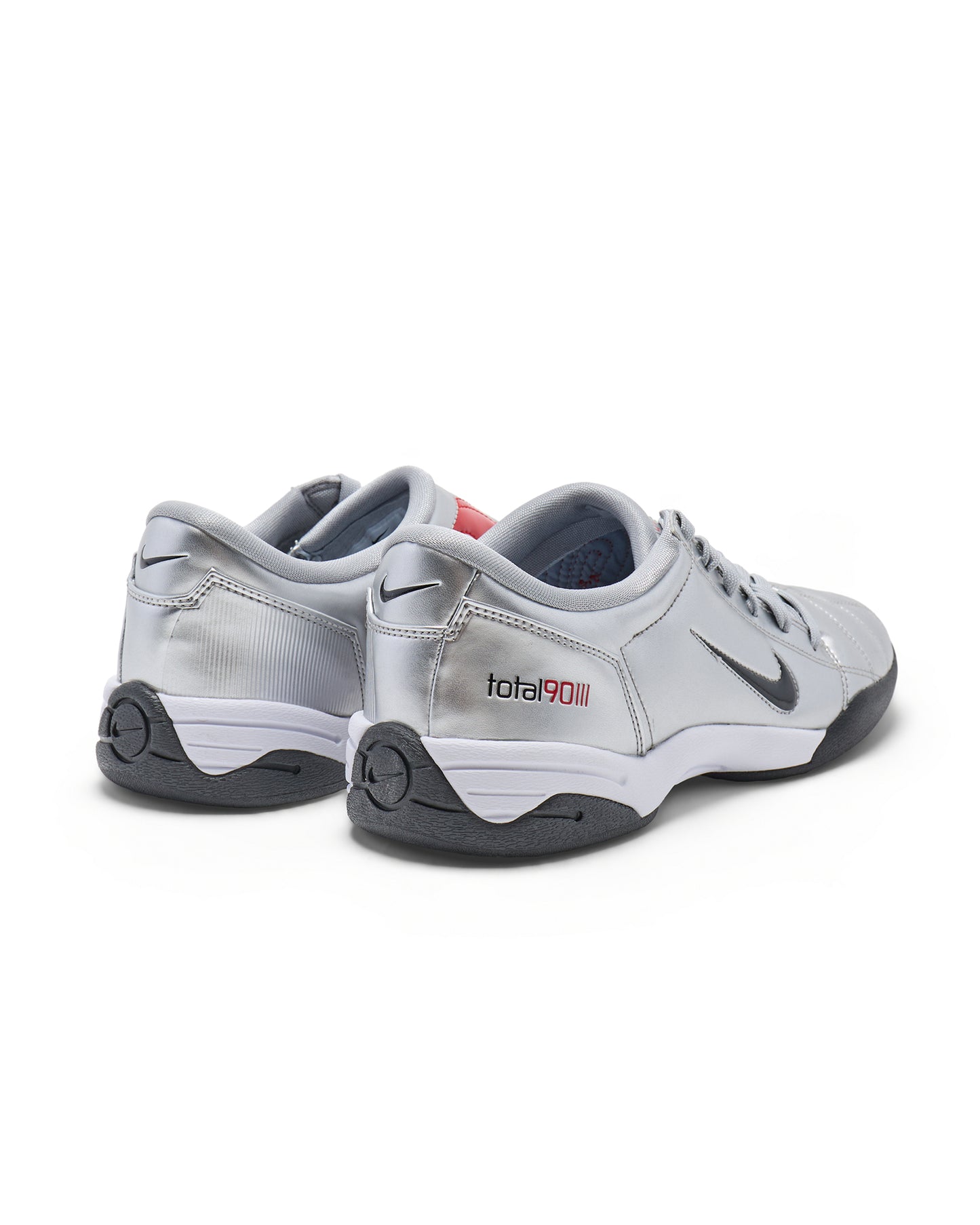 Nike Total 90 Metallic Silver/University Red