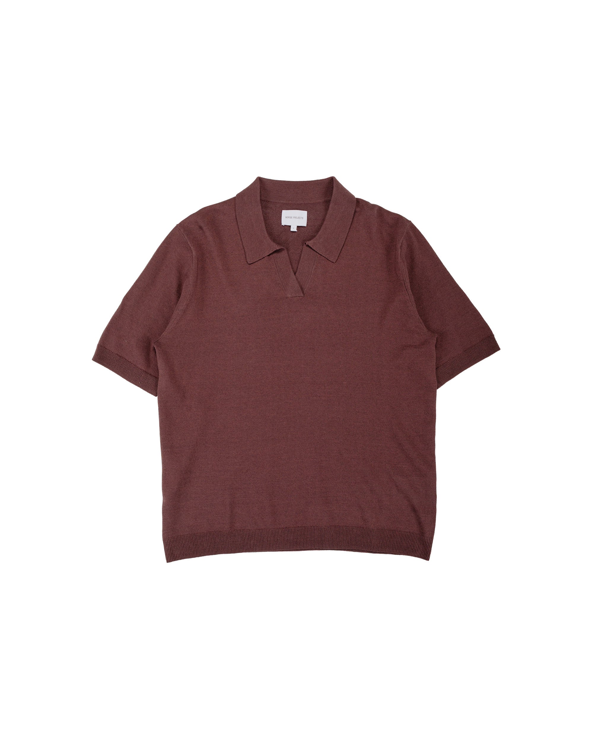 Norse Projects Anholt Cotton Paper Polo Shale