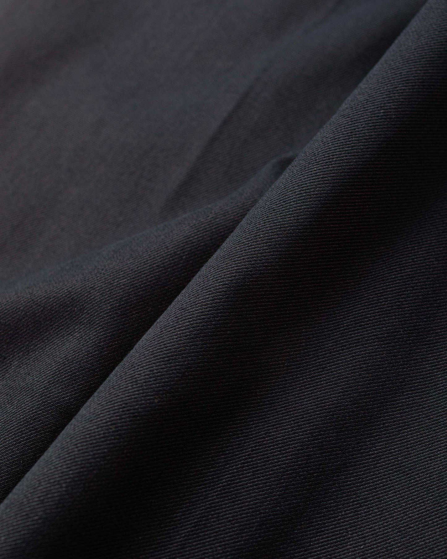 Norse Projects Benn Relaxed Cotton Wool Twill Pleated Trouser Black Fabric