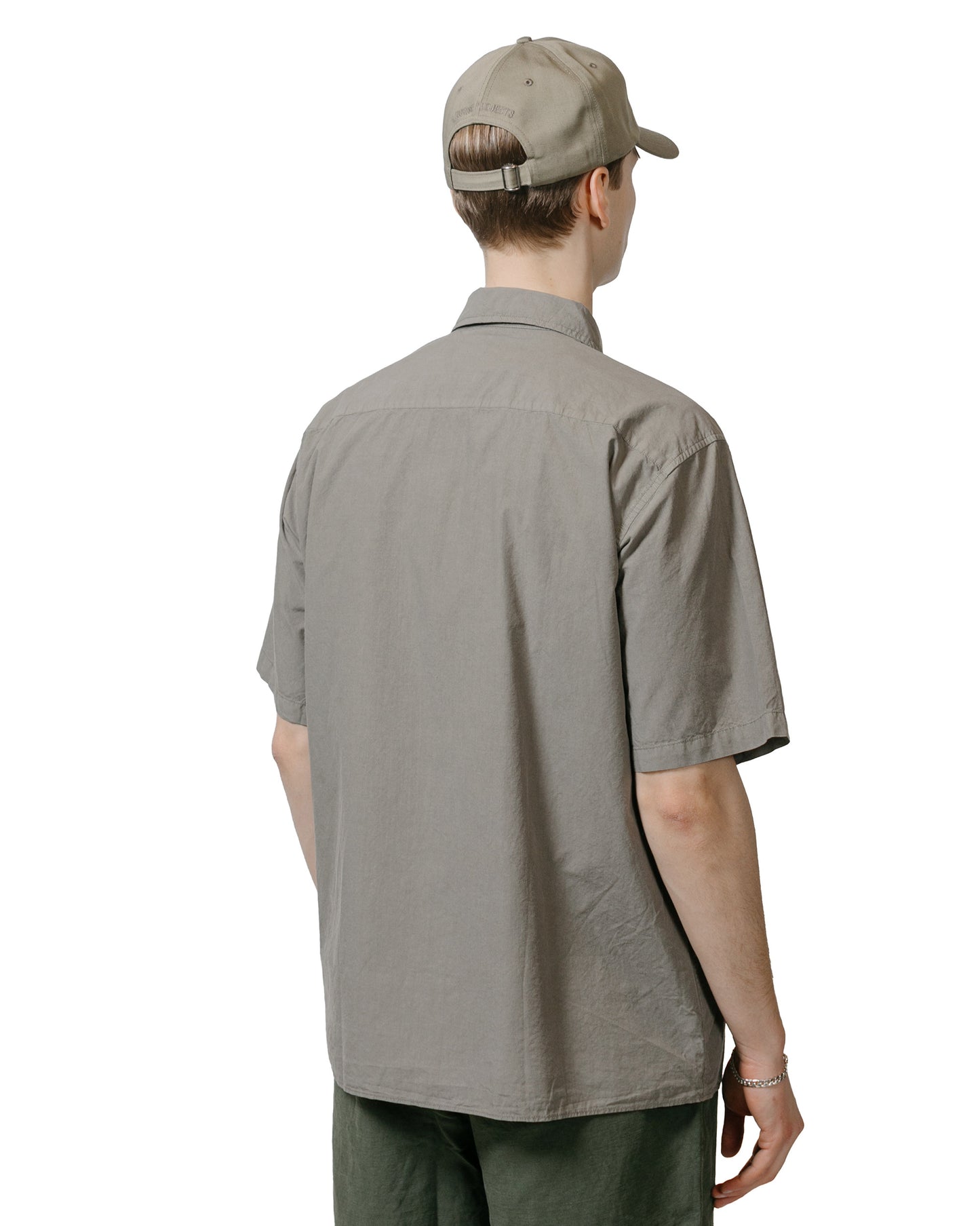 Norse Projects Carsten Cotton Tencel Mid Khaki model back