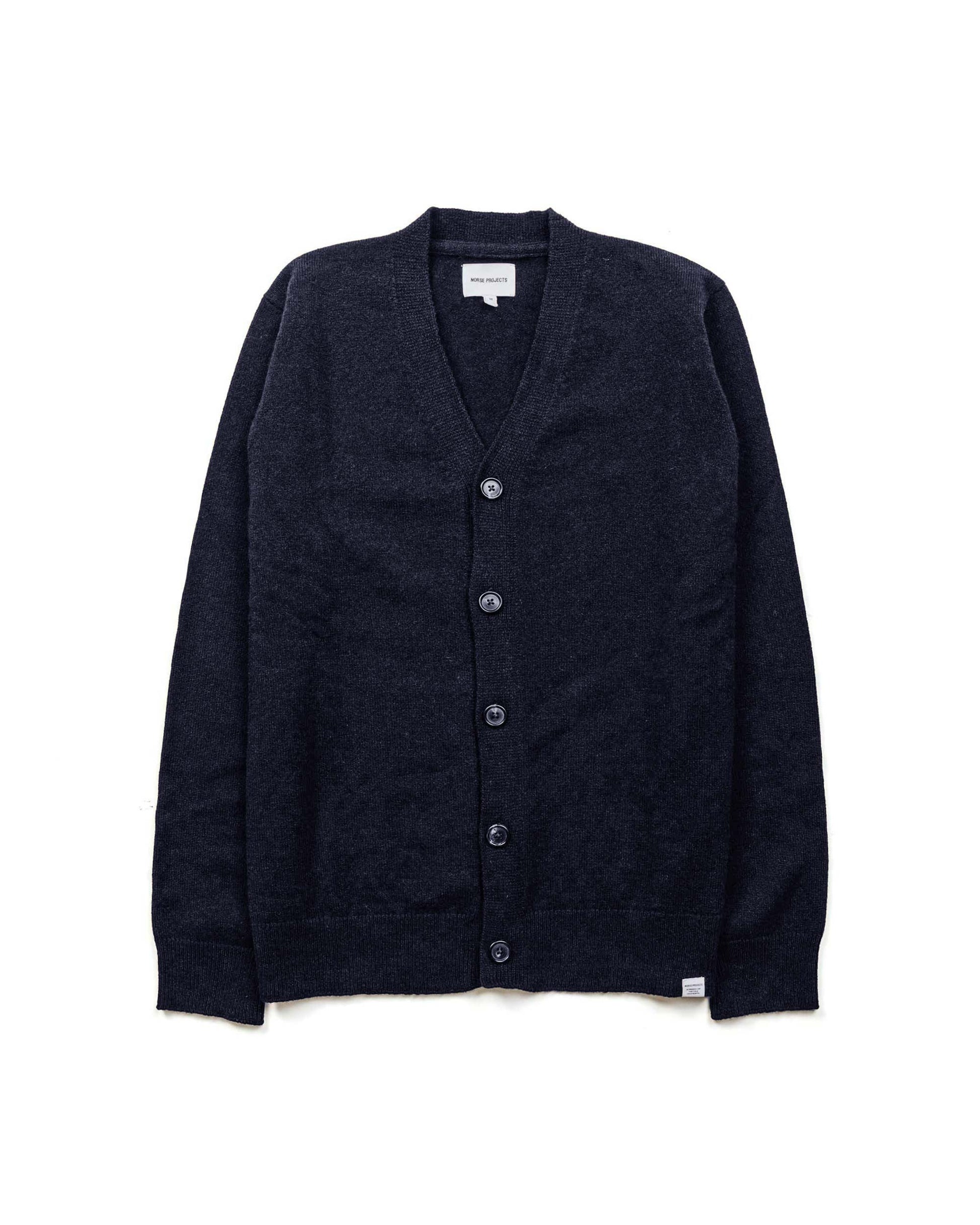 Norse Projects Adam Lambswool Dark Navy