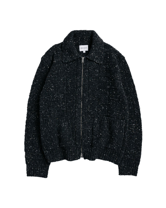 Norse Projects Aldrup Donegal Square Jacket Charcoal Melange