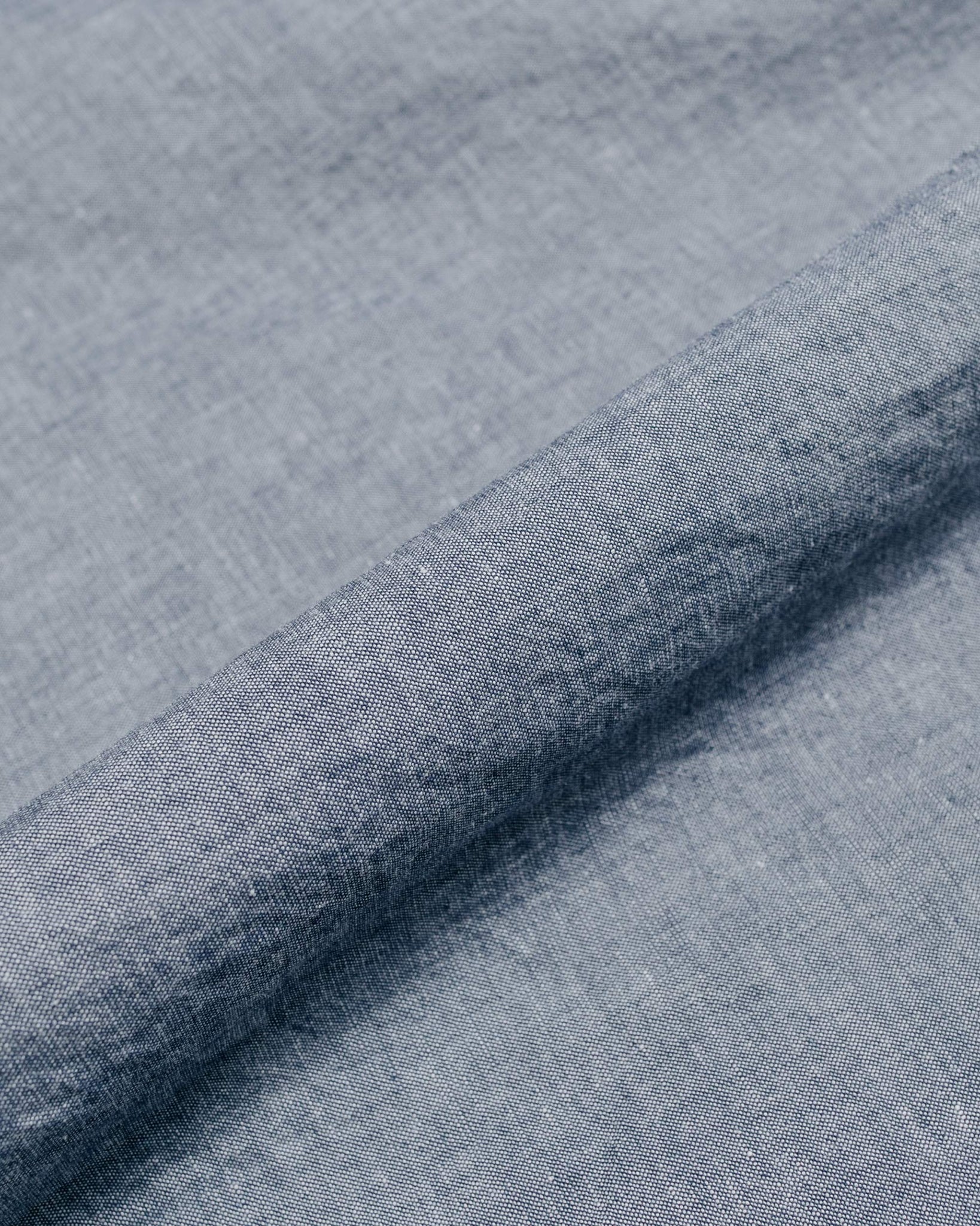 Norse Projects Algot Relaxed Cotton Linen Shirt Dark Navy fabric