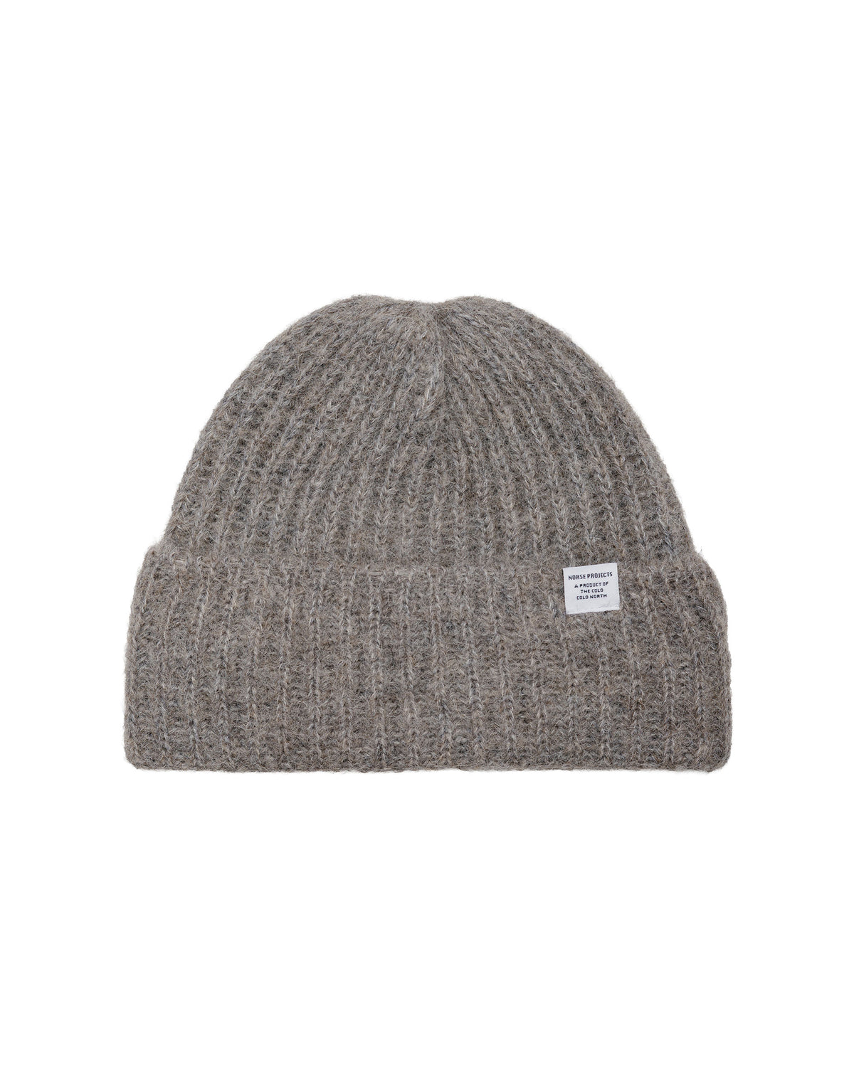 Norse Projects Alpaca Wool Chunky Rib Beanie Walnut