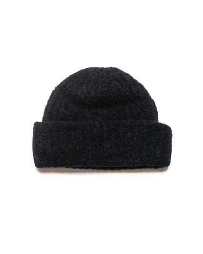 Norse Projects Alpaca Wool Short Beanie Black