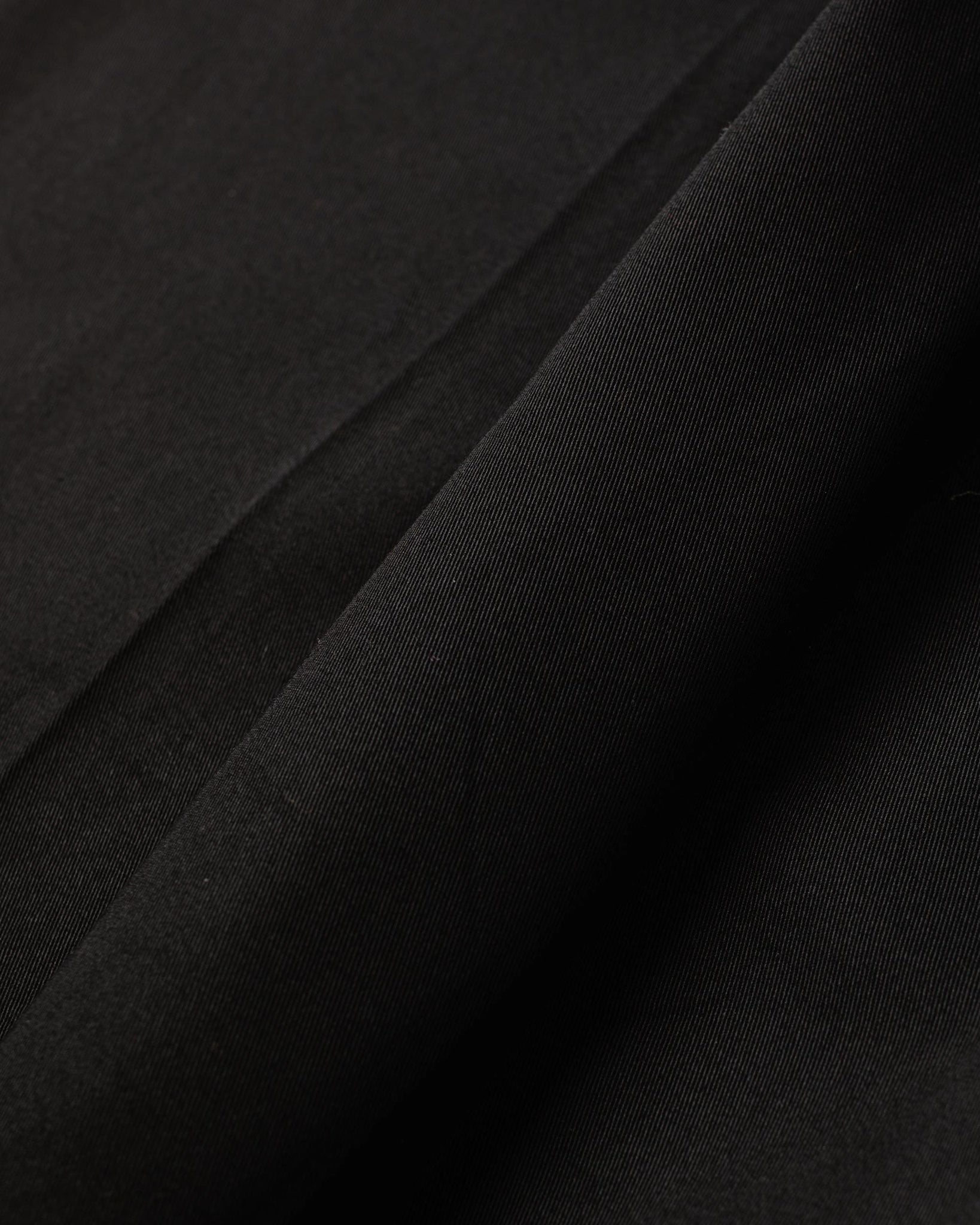 Norse Projects Andersen Gabardine Chino Black Fabric