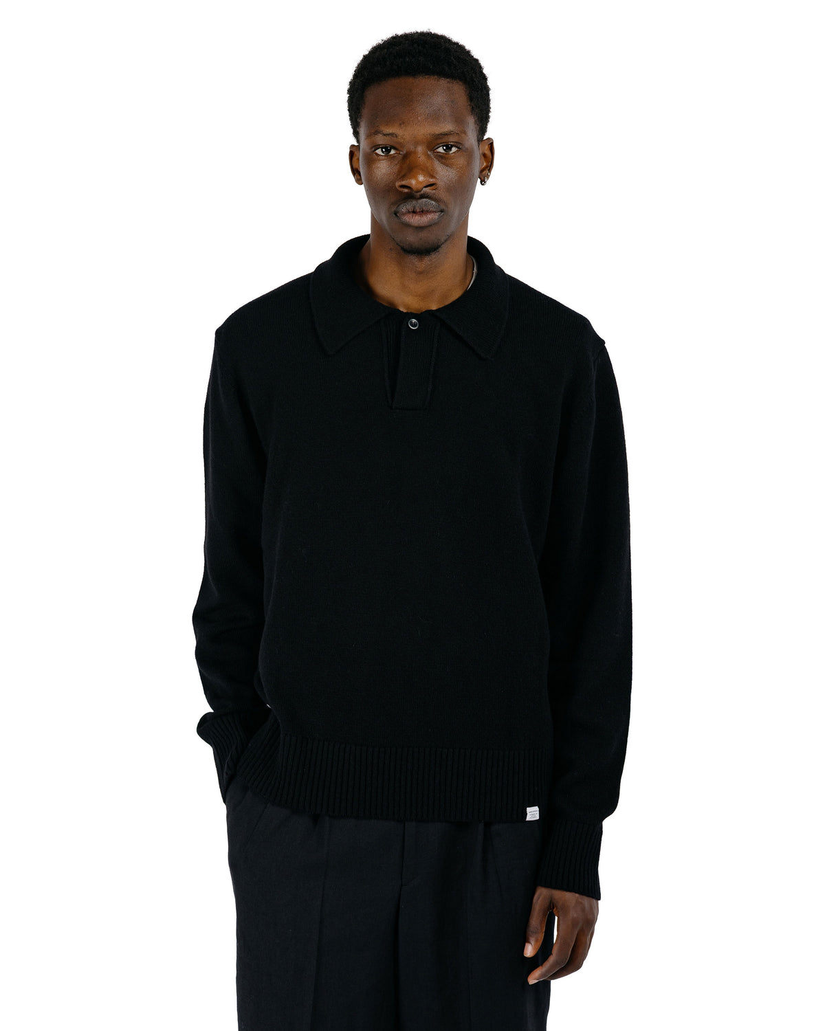 Norse Projects Anholt Lambswool Black