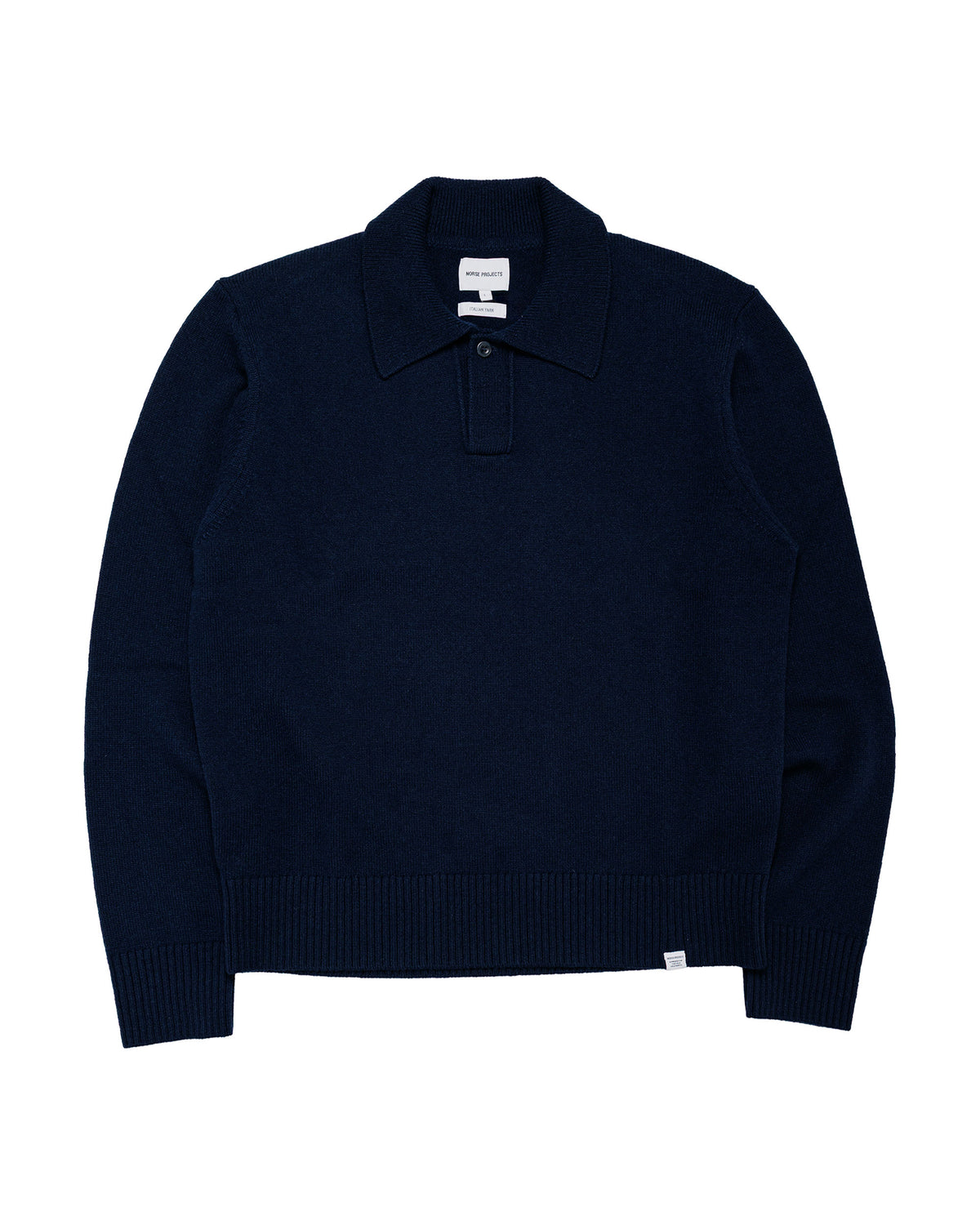 Norse Projects Anholt Lambswool Dark Navy