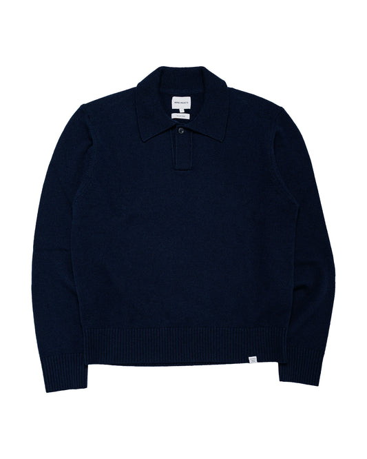 Norse Projects Anholt Lambswool Dark Navy