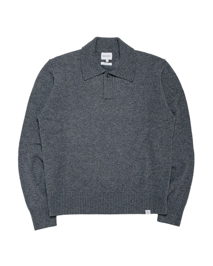 Norse Projects Anholt Lambswool Grey Melange