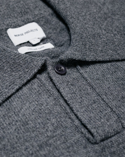 Norse Projects Anholt Lambswool Grey Melange