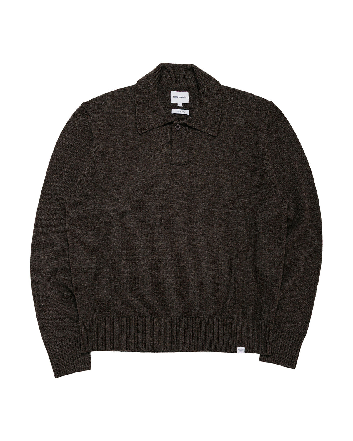Norse Projects Anholt Lambswool Heathland Brown