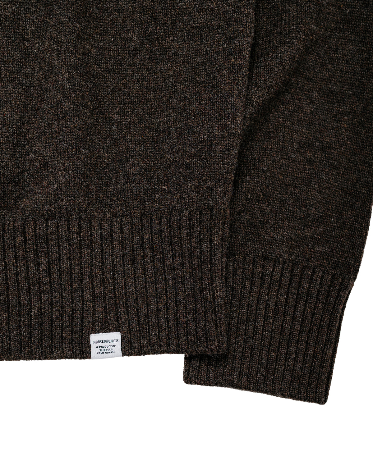 Norse Projects Anholt Lambswool Heathland Brown