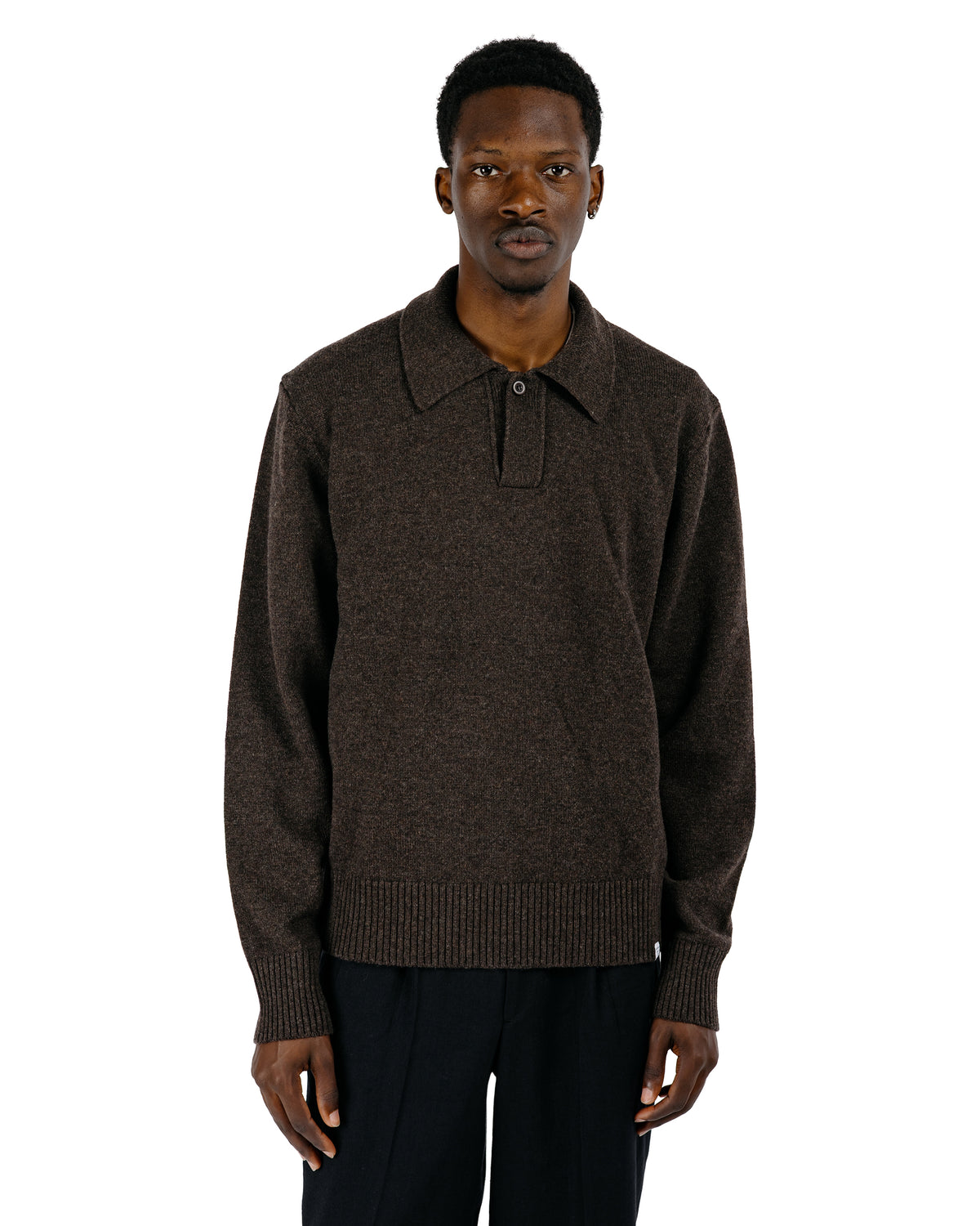 Norse Projects Anholt Lambswool Heathland Brown
