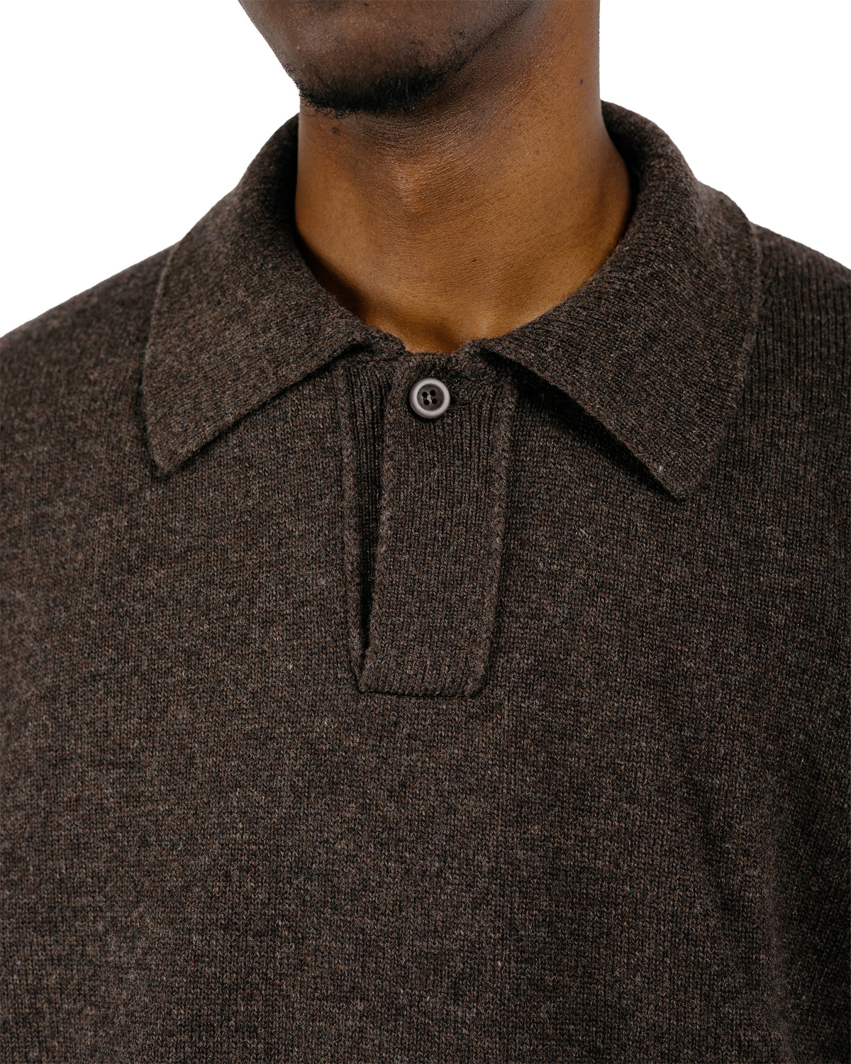 Norse Projects Anholt Lambswool Heathland Brown