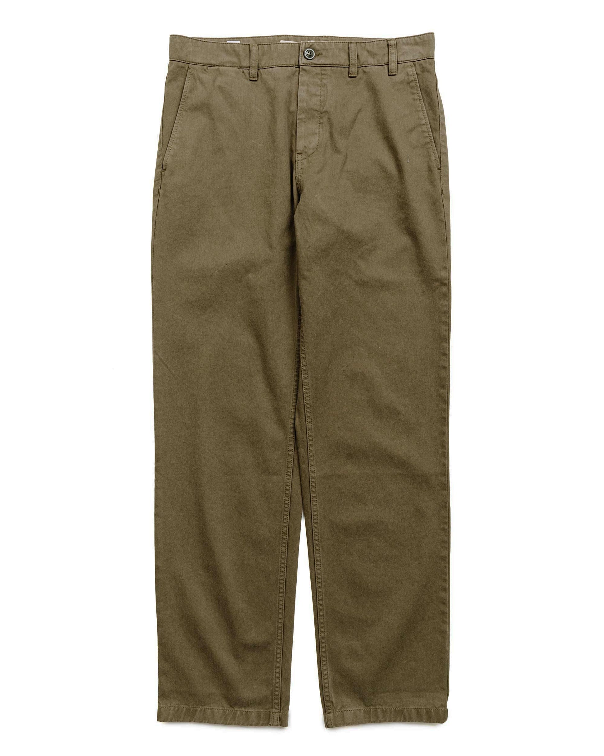 Norse Projects Aros Heavy Chino Beech Green-1