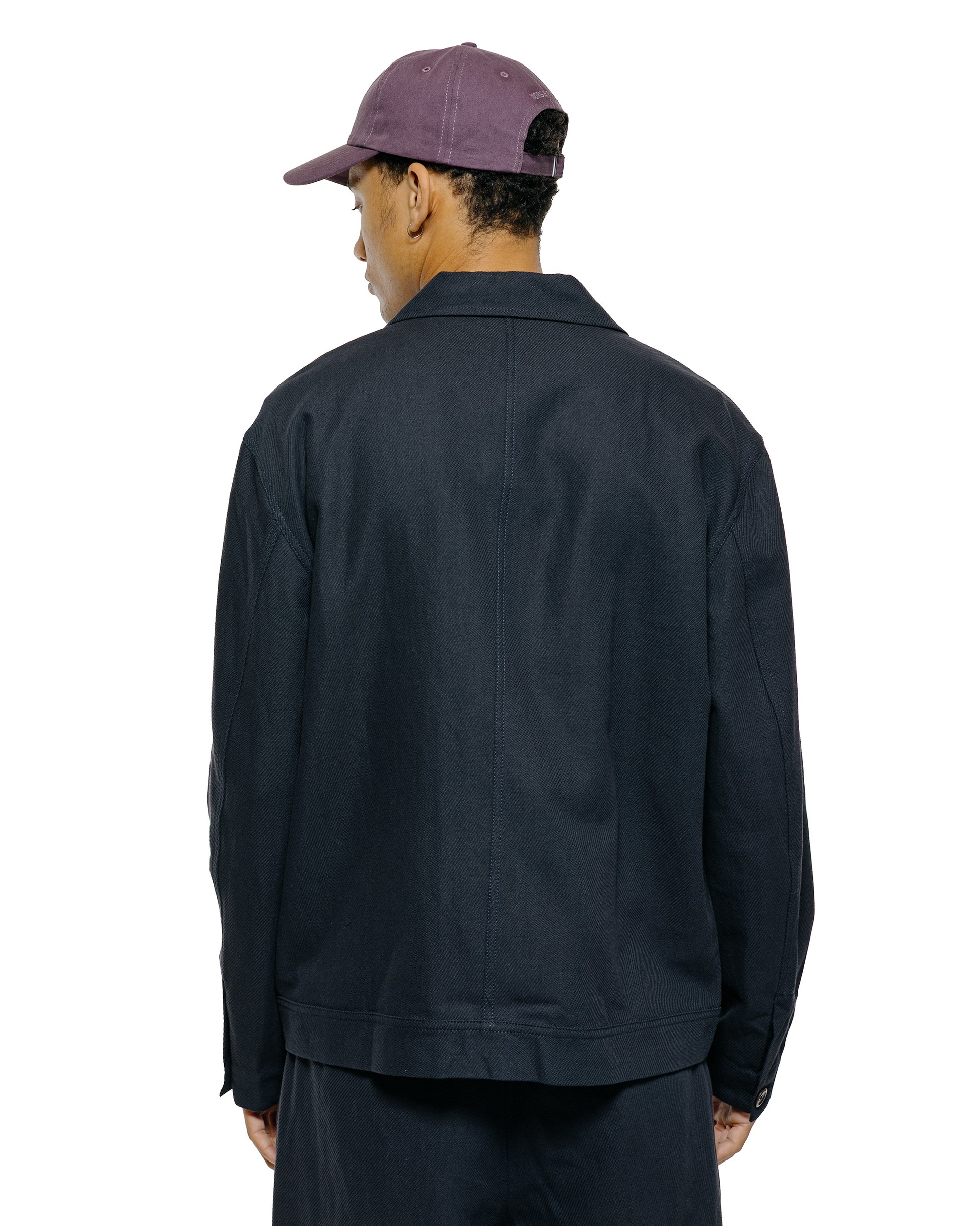 Norse Projects Arresskov Cotton Linen Twill Overshirt Dark Navy