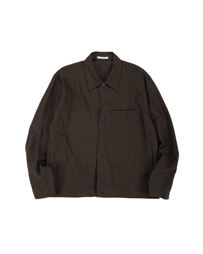 Norse Projects Arresskov Cotton Linen Twill Overshirt Delicioso Brown