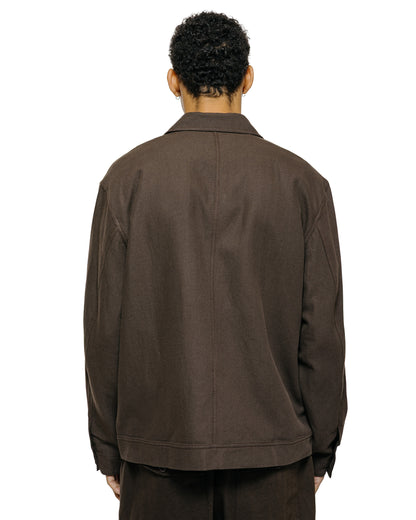 Norse Projects Arresskov Cotton Linen Twill Overshirt Delicioso Brown