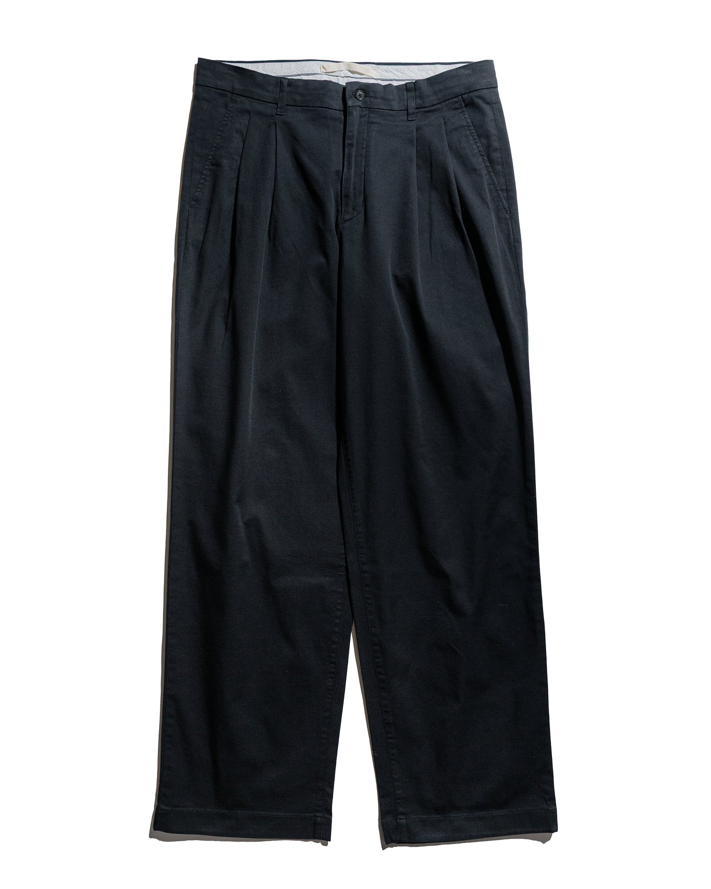 Norse Projects Benn Relaxed Twill Pleated Trouser Black