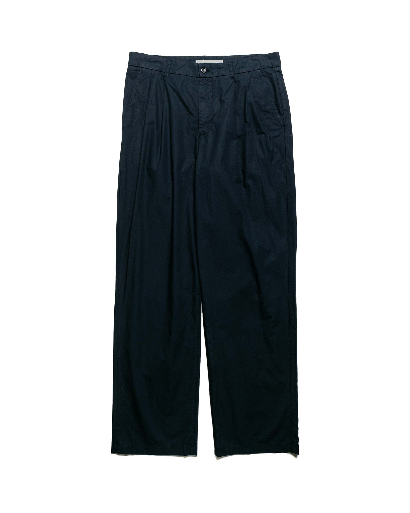 Norse Projects Benn Relaxed Typewriter Pleated Trouser Dark Navy