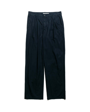 Norse Projects Benn Relaxed Typewriter Pleated Trouser Dark Navy