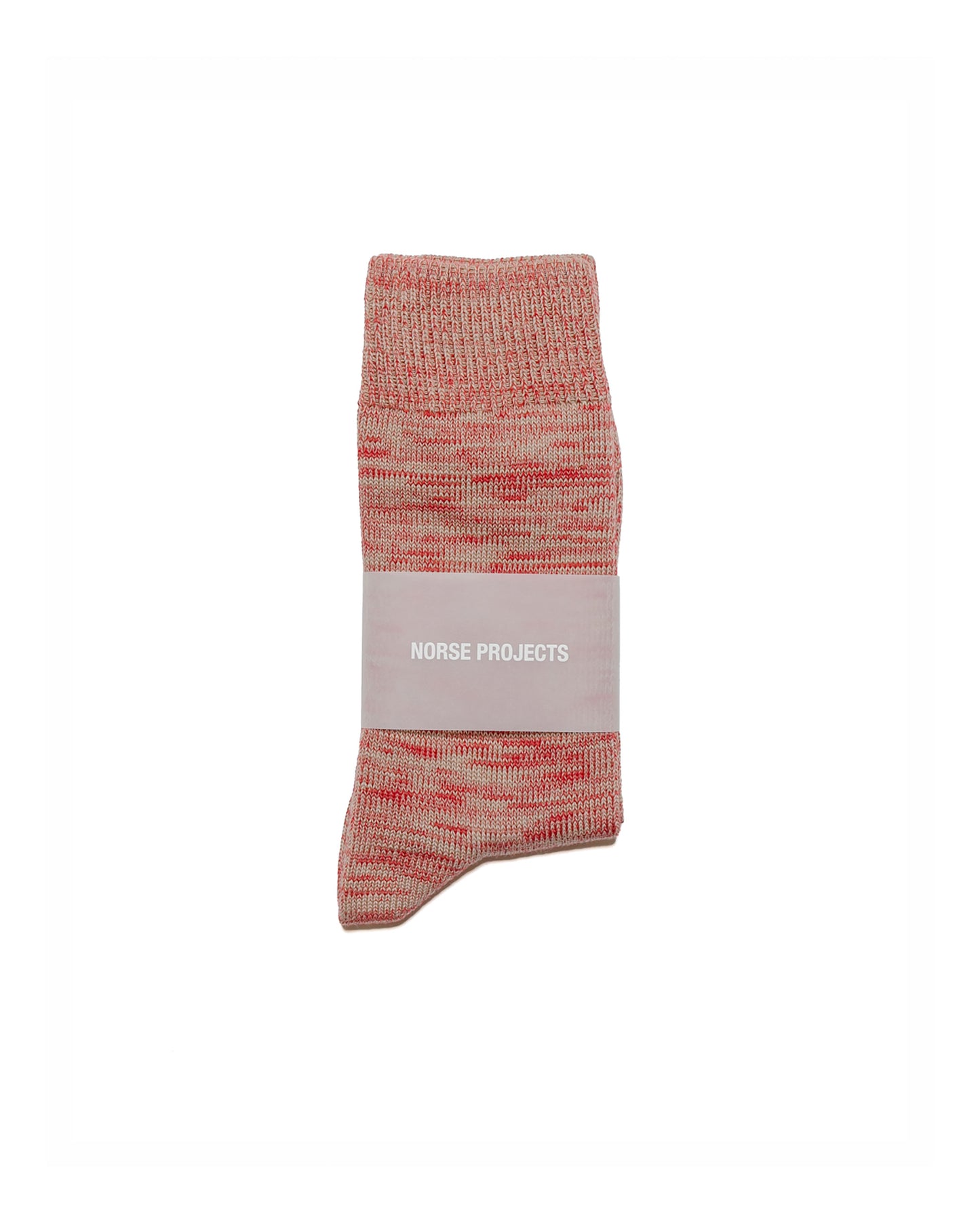 Norse Projects Bjarki Cotton Twist Sock Red Clay