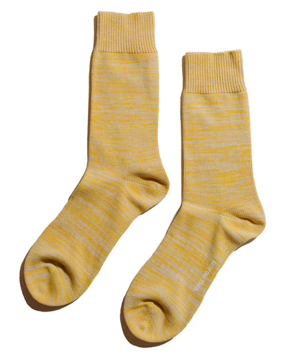 Norse Projects Bjarki Heavy Cotton Twist Sock Warm Yellow