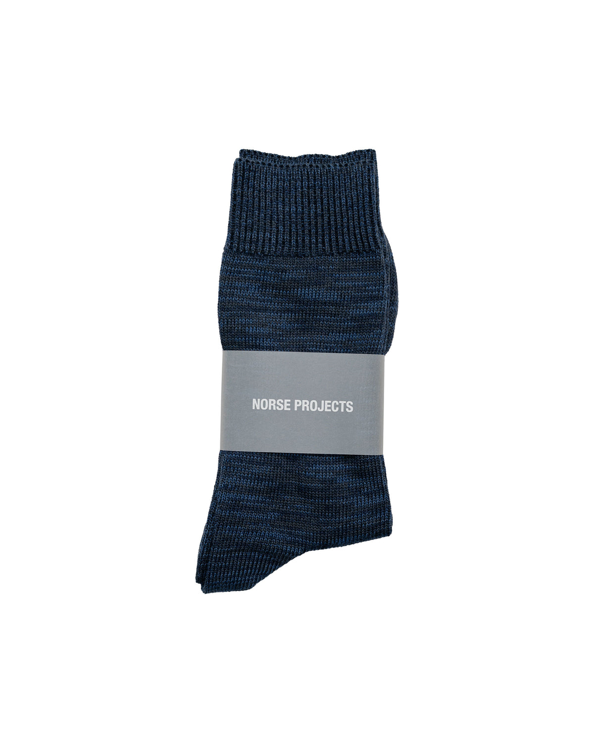 Norse Projects Bykle Heavy Cotton Twist Sock Dark Blue