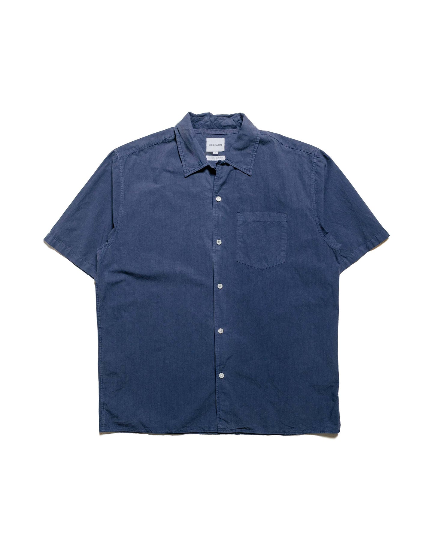 Norse Projects Carsten Cotton Tencel Calcite Blue