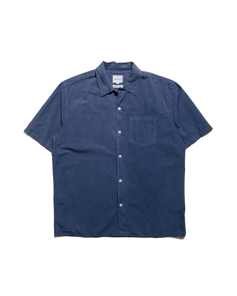 Norse Projects Carsten Cotton Tencel Calcite Blue