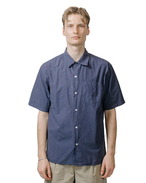 Norse Projects Carsten Cotton Tencel Calcite Blue model front