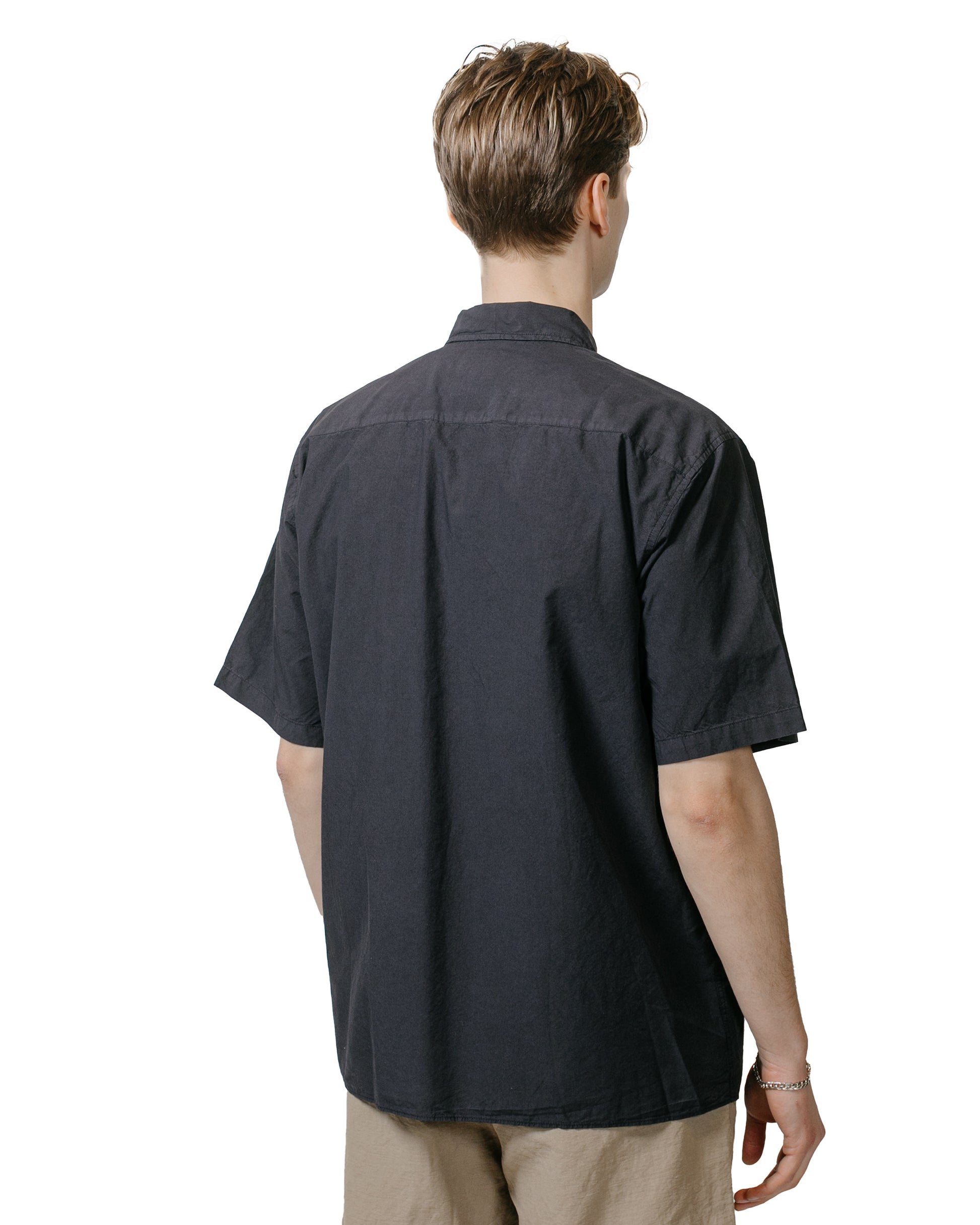 Norse Projects Carsten Cotton Tencel Dark Navy model back