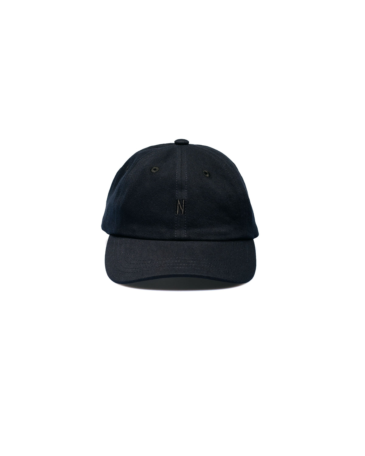 Norse Projects Cotton Wool Twill 6-Panel Cap Dark Navy